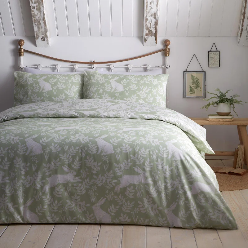 Weekend Bargain Bonanza Spring Rabbits Duvet Cover Set