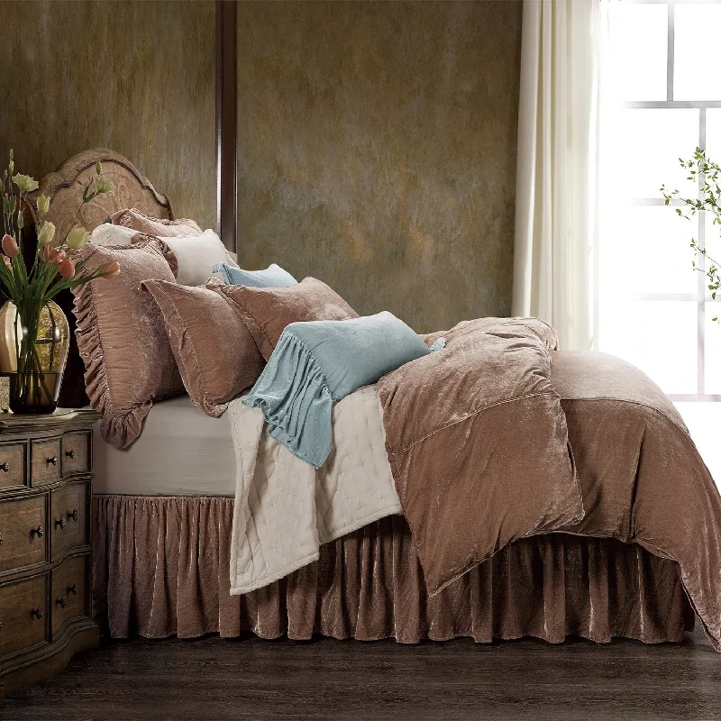 Weekend Must-Have Offers Stella Faux Silk Velvet Duvet Cover Set