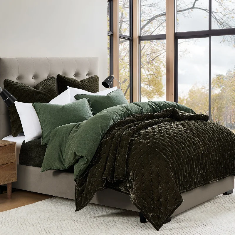 Deal Frenzy Stonewashed Cotton Canvas Duvet Cover Set