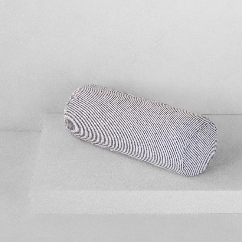 Weekend Special Bargains Basix Linen Bolster Pillow - Ayrton/Nox