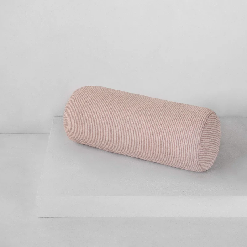 Weekend Top Offers Basix Linen Bolster Pillow - Rosa/Floss