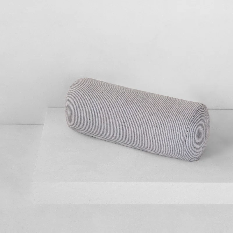 Weekend Mega Sale Event Basix Linen Bolster Pillow - Tempest/Fog