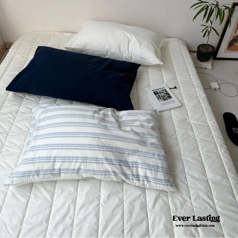 Weekend Sale Marathon Breezy Stripe Washed Cotton Pillowcases