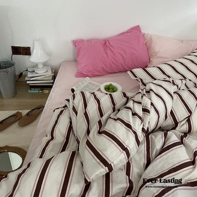 Weekend Buy More Save More Cozy Washed Cotton Striped Pillowcases