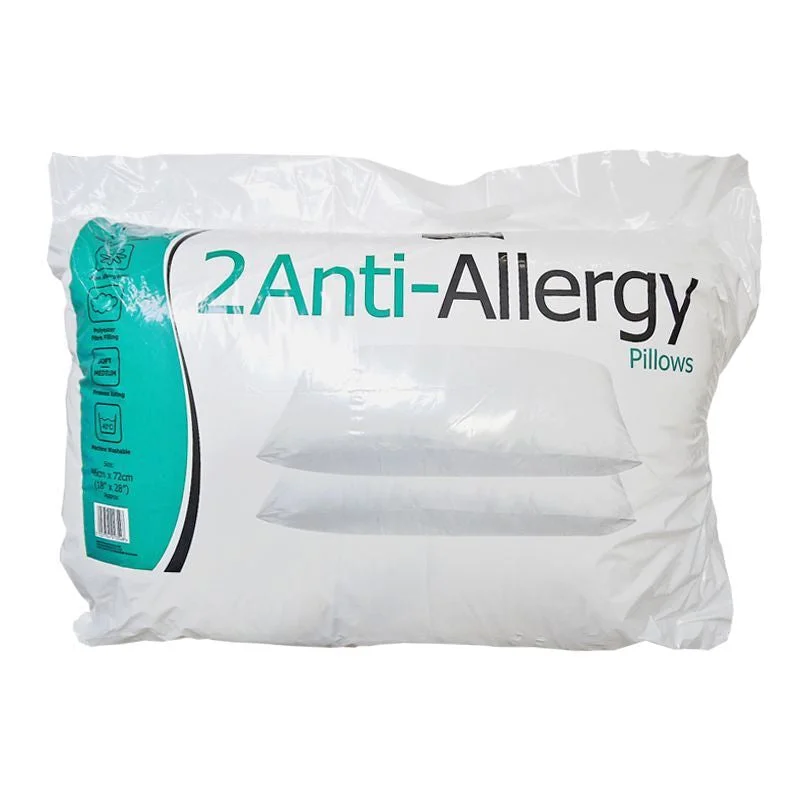 Weekend Steals Easy Comfort Anti Allergy Pillow Pair