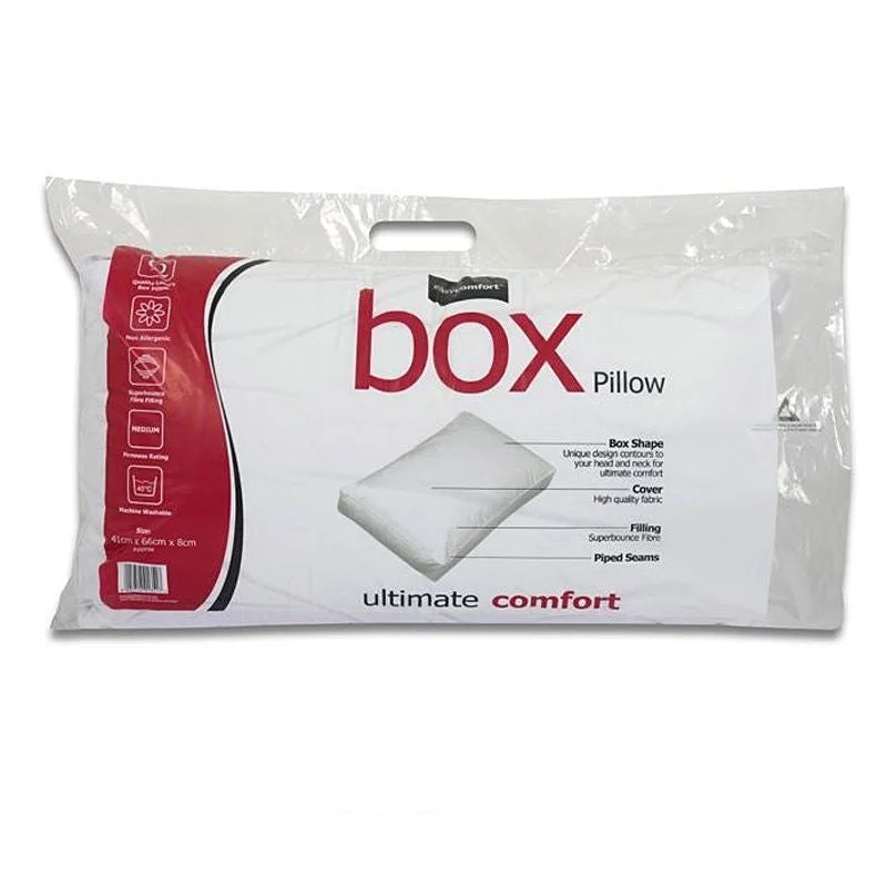 Weekend Shopping Rush Easy Comfort Box Pillow