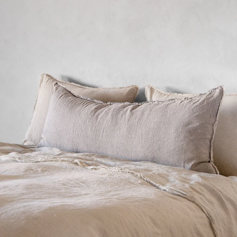 Weekend Discount Extravaganza Flocca Linen Body Pillow - Kali