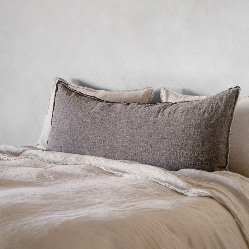 Weekend Only Savings Flocca Linen Body Pillow - Nox