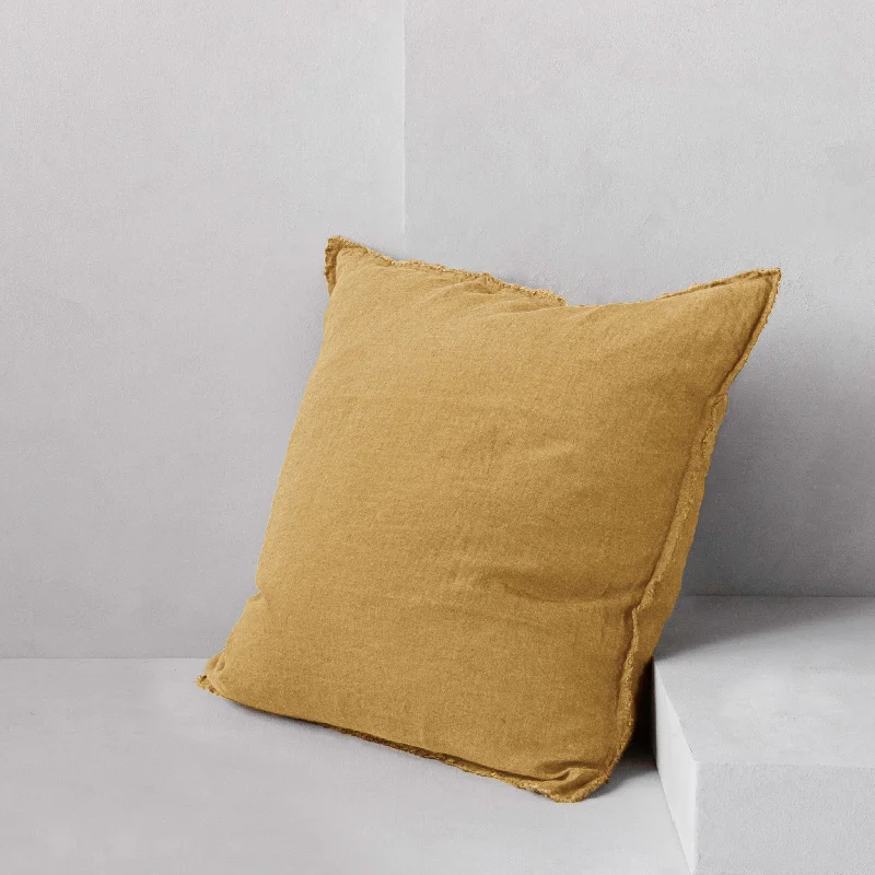 Limited Stock Flocca Linen Pillow - Maiz