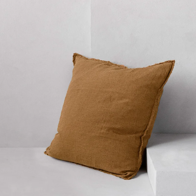 Shop & Save Flocca Linen Pillow - Russo