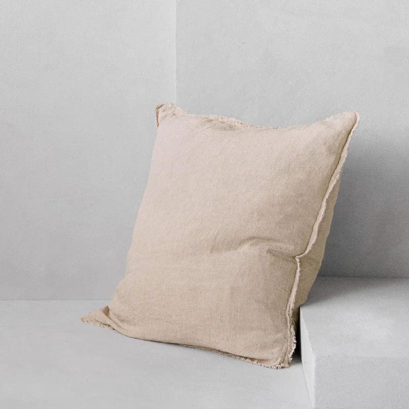 Exclusive Offer Flocca Linen Pillow - Sable