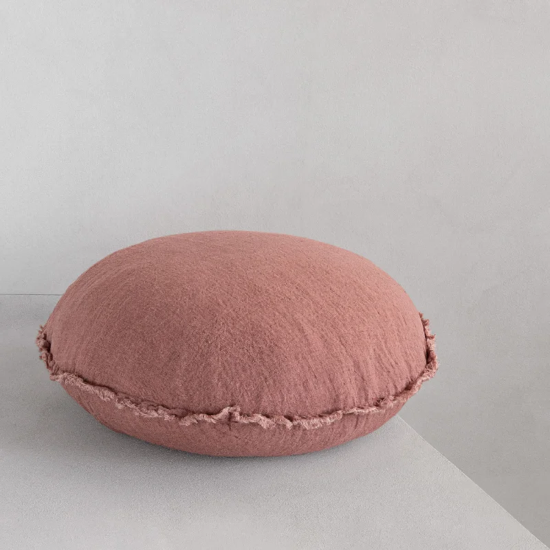 Grab It Now Flocca Macaron Linen Pillow - Rosa