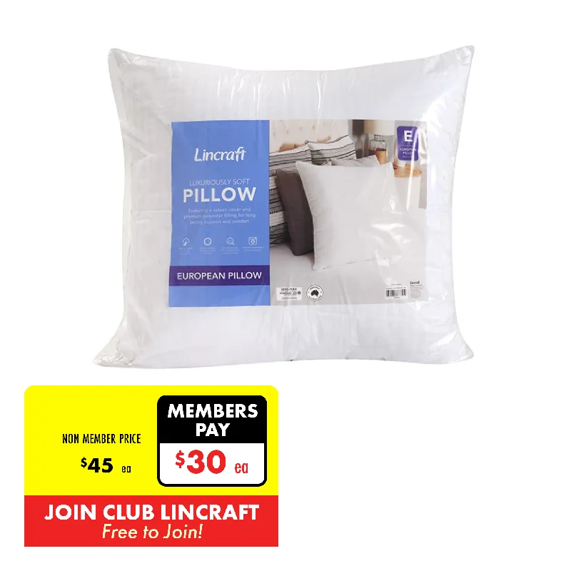 Weekend Only Sale Lincraft European Pillow