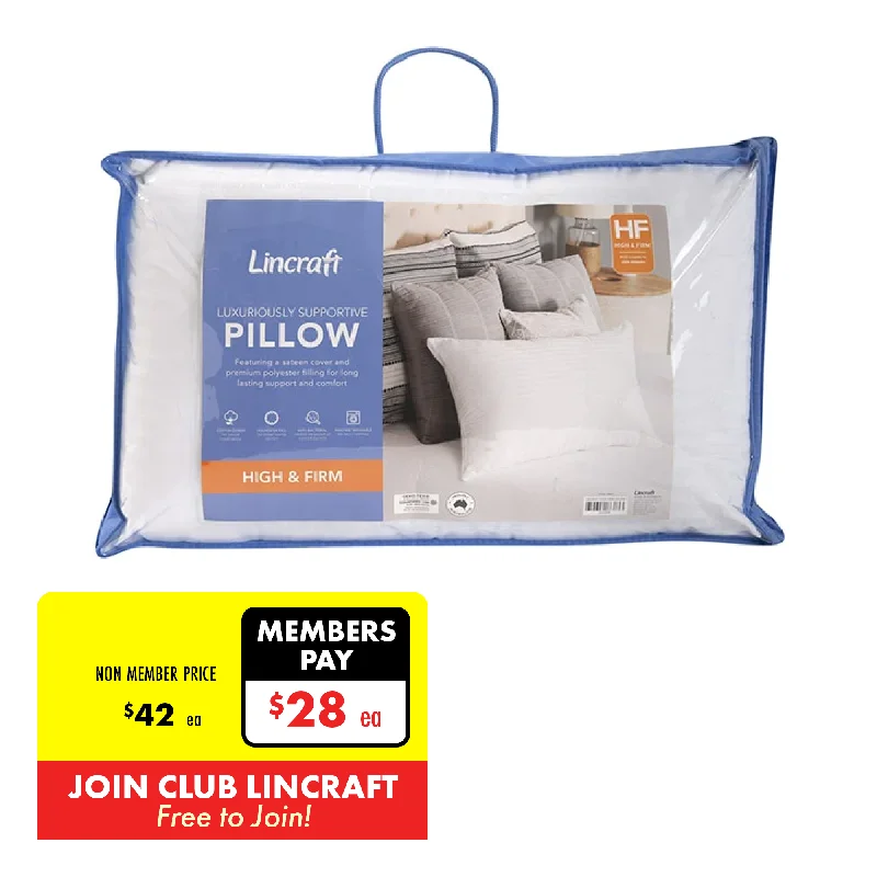 Today Only Lincraft High & Firm Pillow