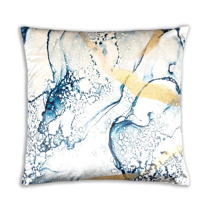 Exclusive Savings Noor Blue And Gold Pillow