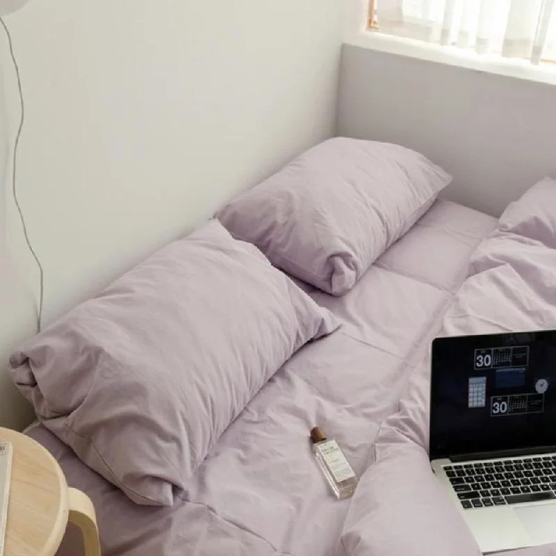 Weekend Only Sale Pastel Pillowcases  / Purple