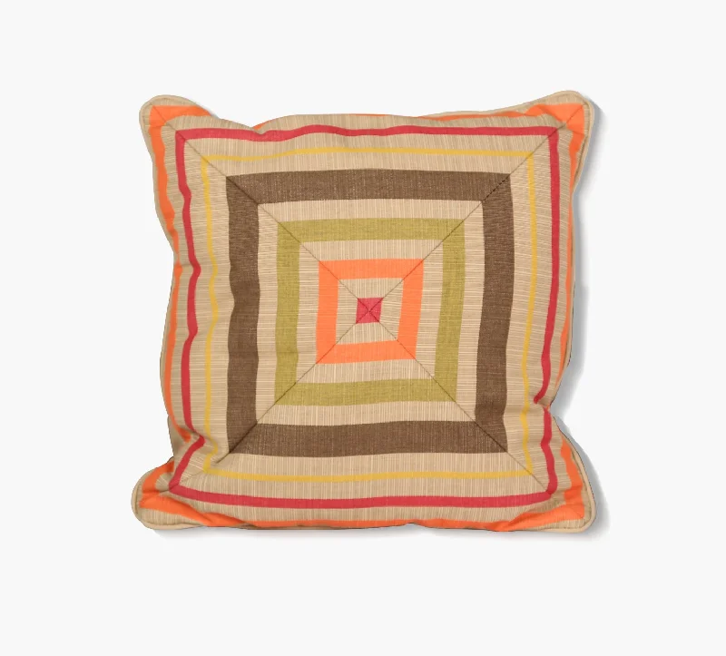 Flash Discounts Solana Fiesta Antique Beige Reversible Outdoor Throw Pillow