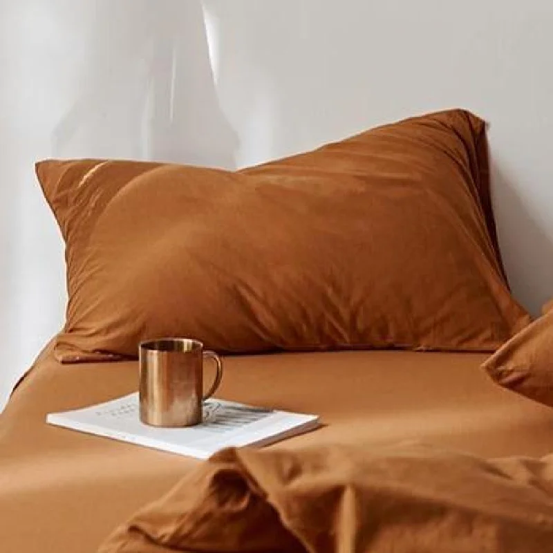 Massive Savings Event Solid Pillowcases / Pumpkin Orange