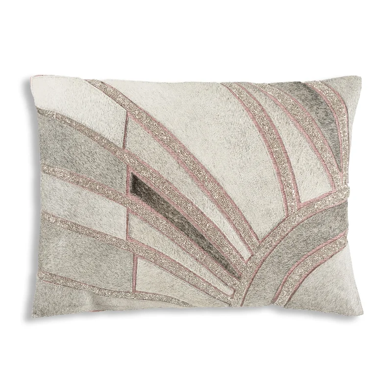 Mega Discounts Theo Pink Hide Pillow