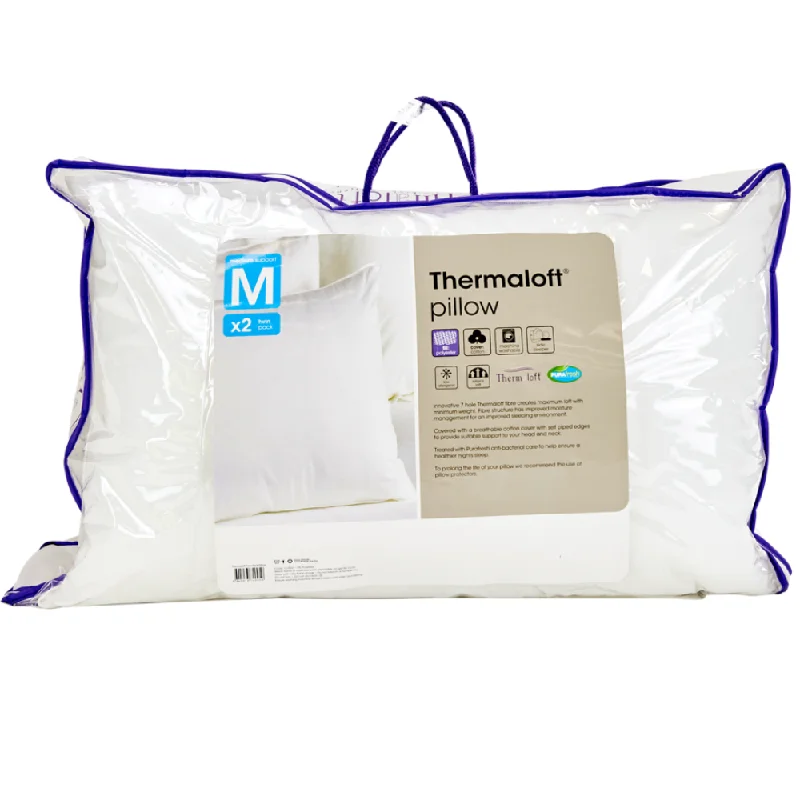 Limited Quantity Cotton Thermaloft Cover Pillow- 2pk