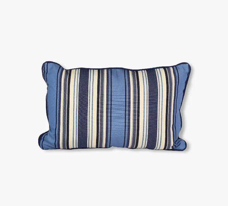 Final Sale Event Tradewinds Nautical Reversible Outdoor Kidney Pillow