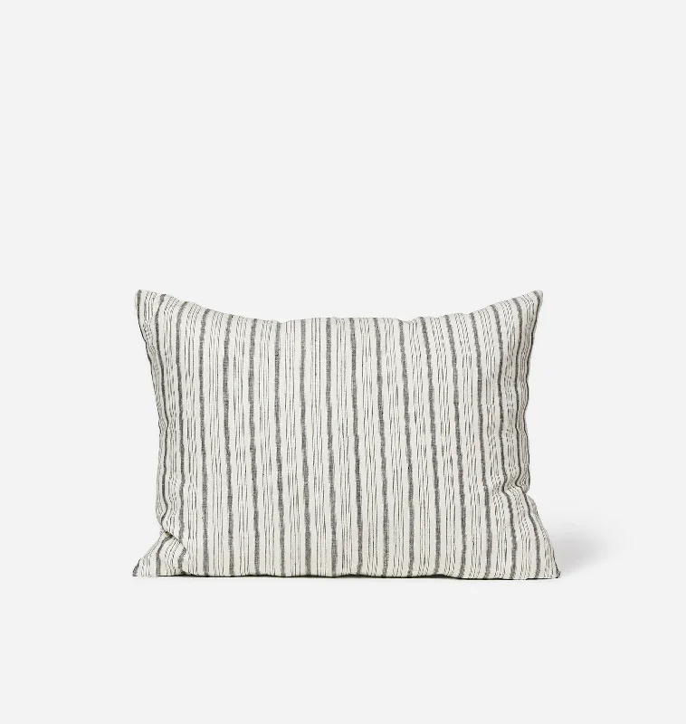 Flash Sale Vintage Lumbar Pillow J.V.XXXV 23" x 17"