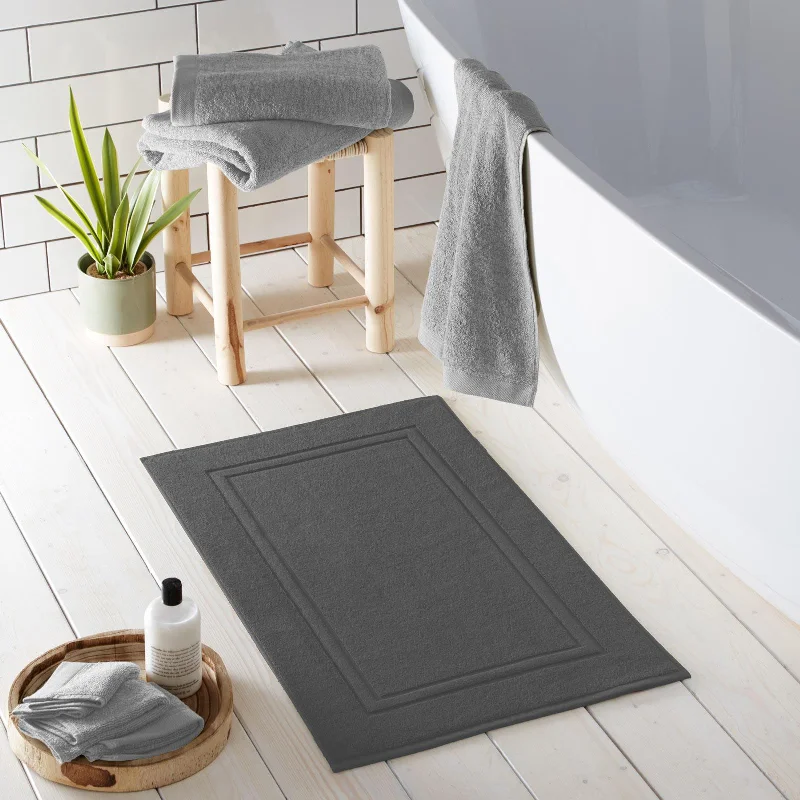 Grab It Now Abode Eco Bath Mat Charcoal