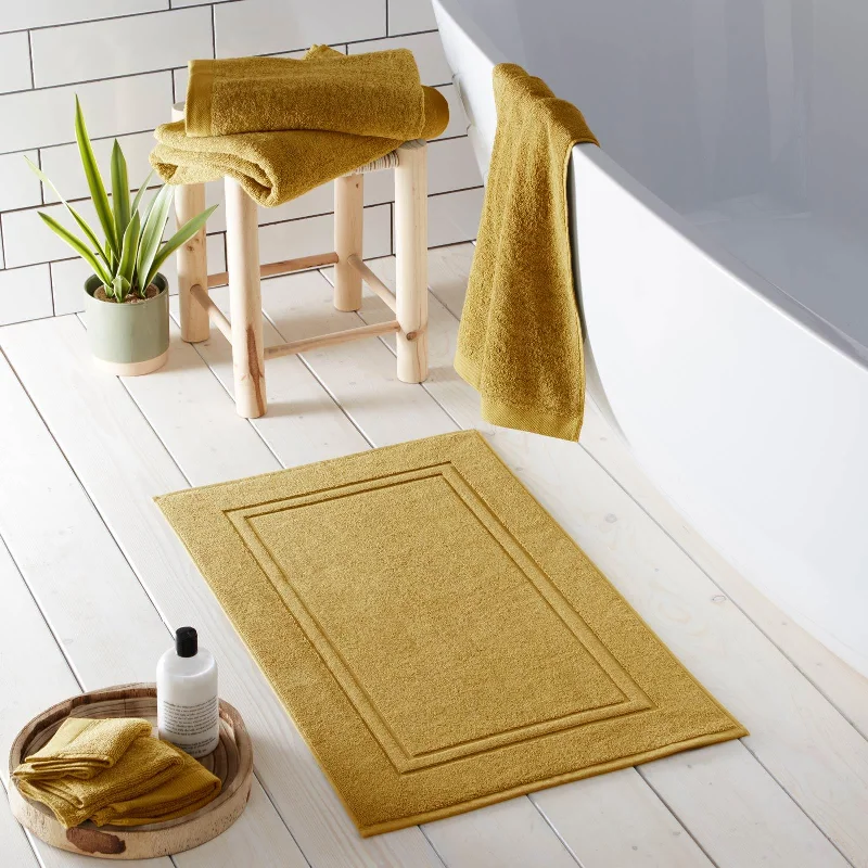 Weekend Super Sale Abode Eco Bath Mat Ochre