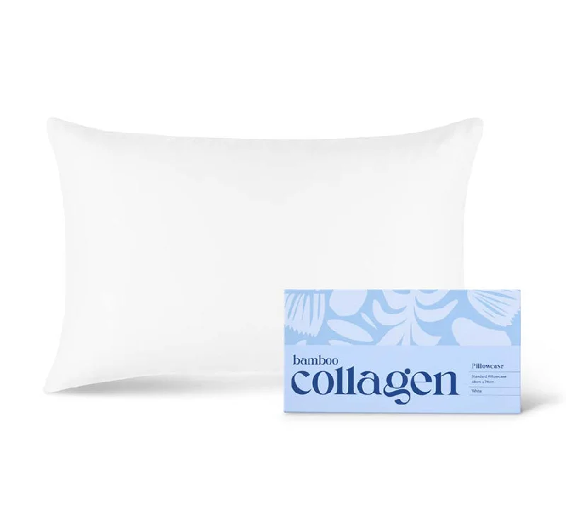 Best Price Guarantee Bamboo Collagen Standard Pillowcase in Gift Box White