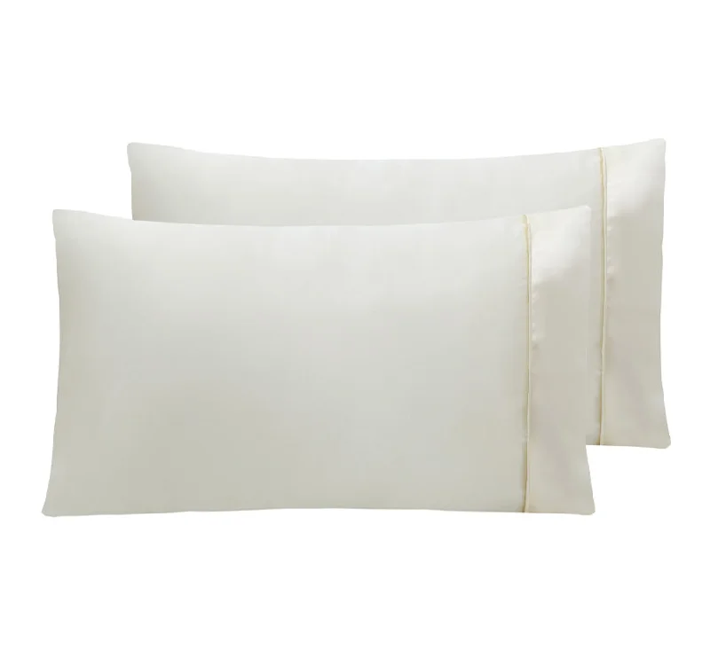 Season-End Deals Satin Standard Pillowcase Pair Stone