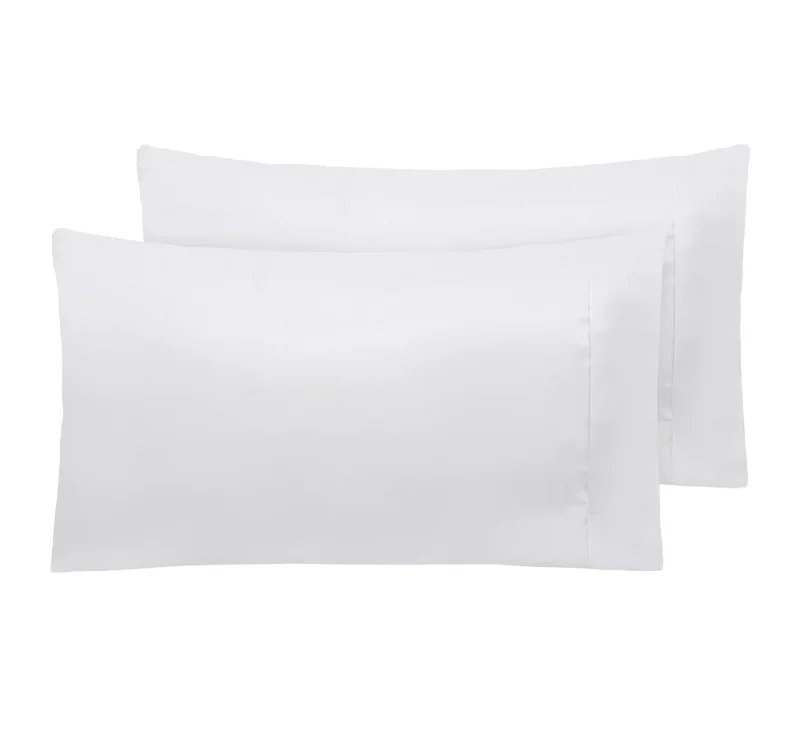 Limited-Time Bargains Satin Standard Pillowcase Pair White