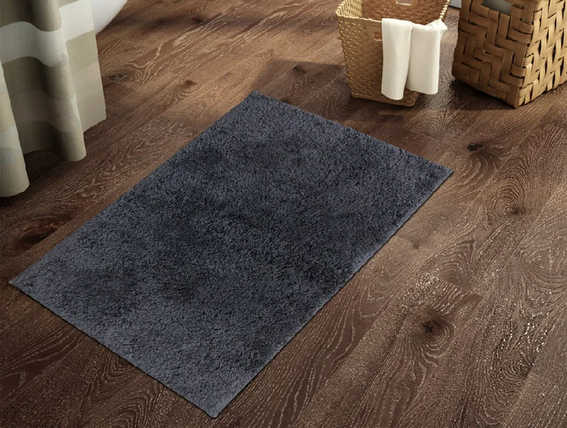 Massive Discounts Anti Skid Dark Grey 100% Drylon Large Large Bath Mat - Day To Day Plus By Spaces Massive Discounts Anti Skid Dark Grey 100% Drylon Large Large Bath Mat - Day To Day Plus By Spaces