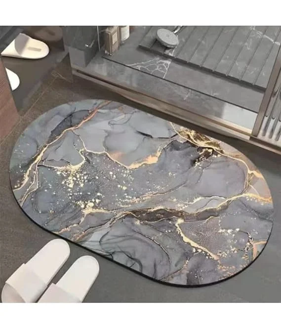 Weekend Sale Day Anti-Skid Rubber Bath Mat(300)5403-Marble
