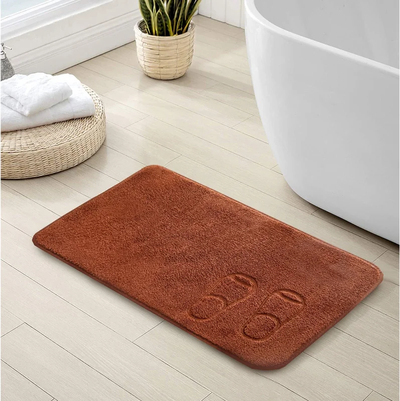 Don’t Miss These Deals Anti-Slip Door Mat(318)5420-Brown Feet