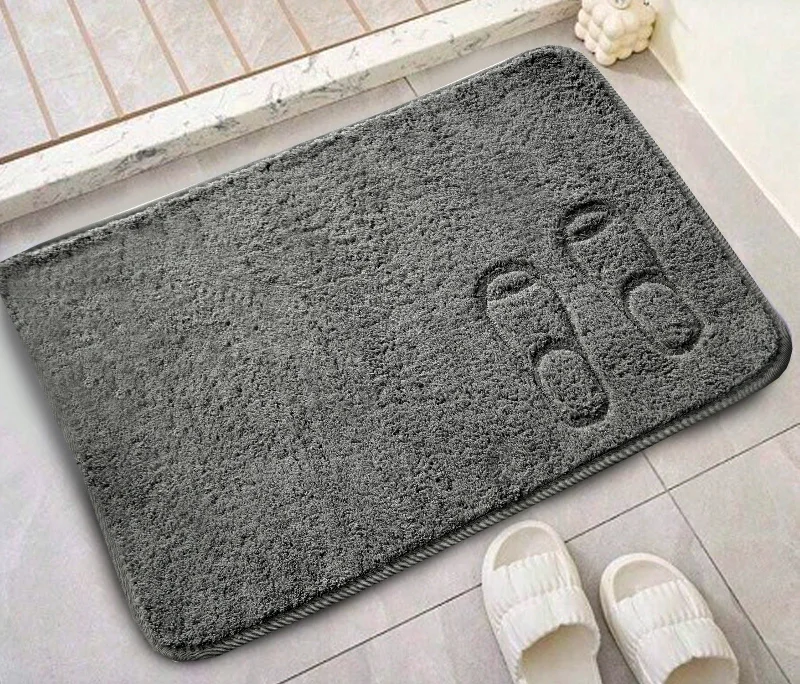 Weekend Wonders Anti-Slip Door Mat(318)-5420Grey Feet