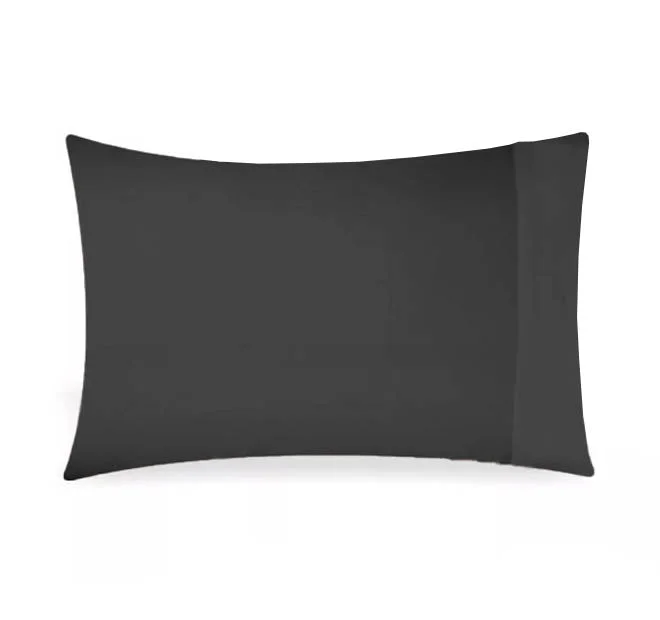 Exclusive Deals Bamboo Eco 400THC Cotton Queen Pillowcase Charcoal