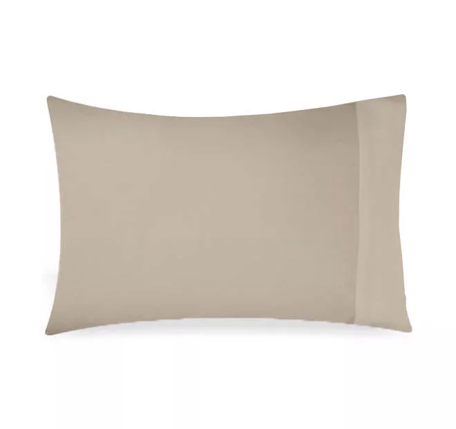 Weekend Offers and Savings Bamboo Eco 400THC Cotton Queen Pillowcase Stone