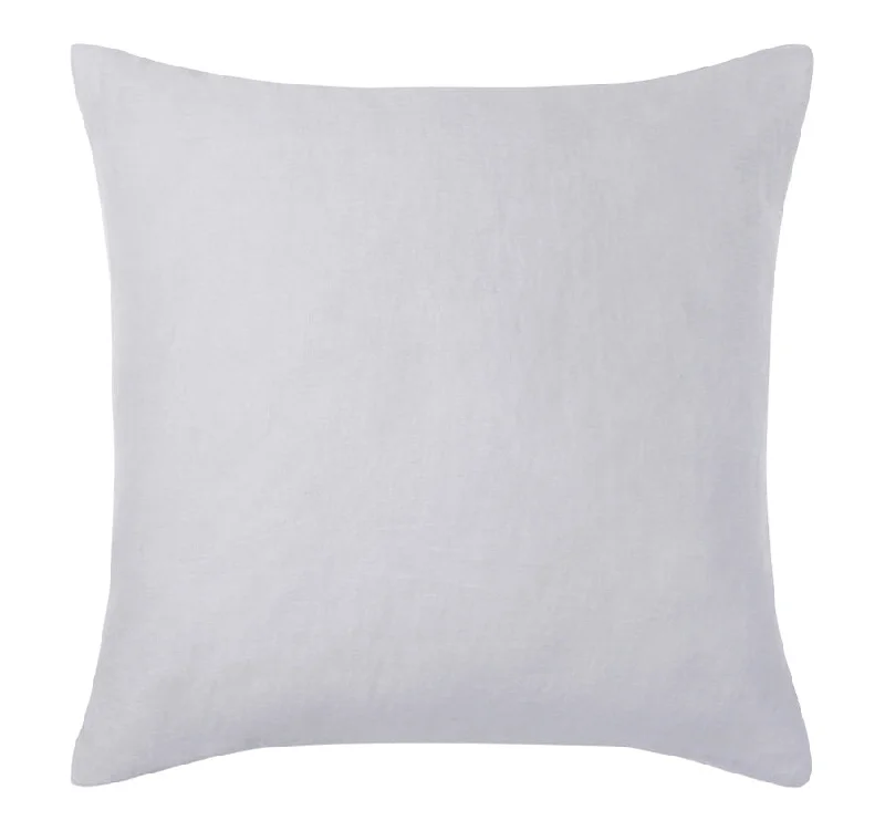 Grab Your Deal Stonewashed French Linen European Pillowcase Dove Grey