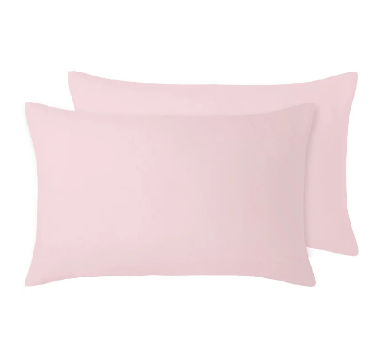 Price Slash Event Stonewashed French Linen Standard Pillowcase Pair Blush