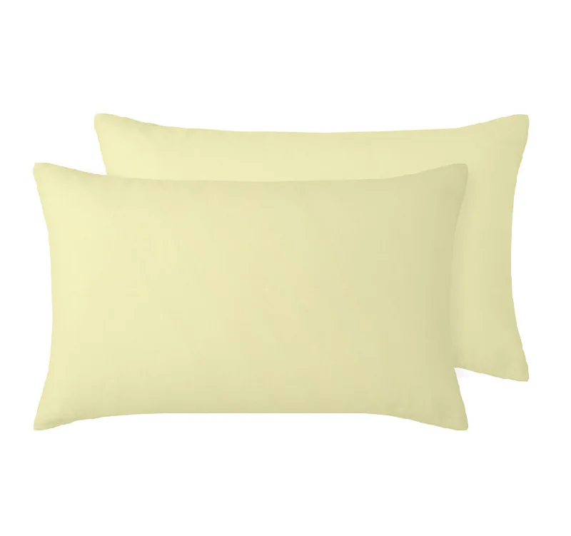 Instant Savings Stonewashed French Linen Standard Pillowcase Pair Butter