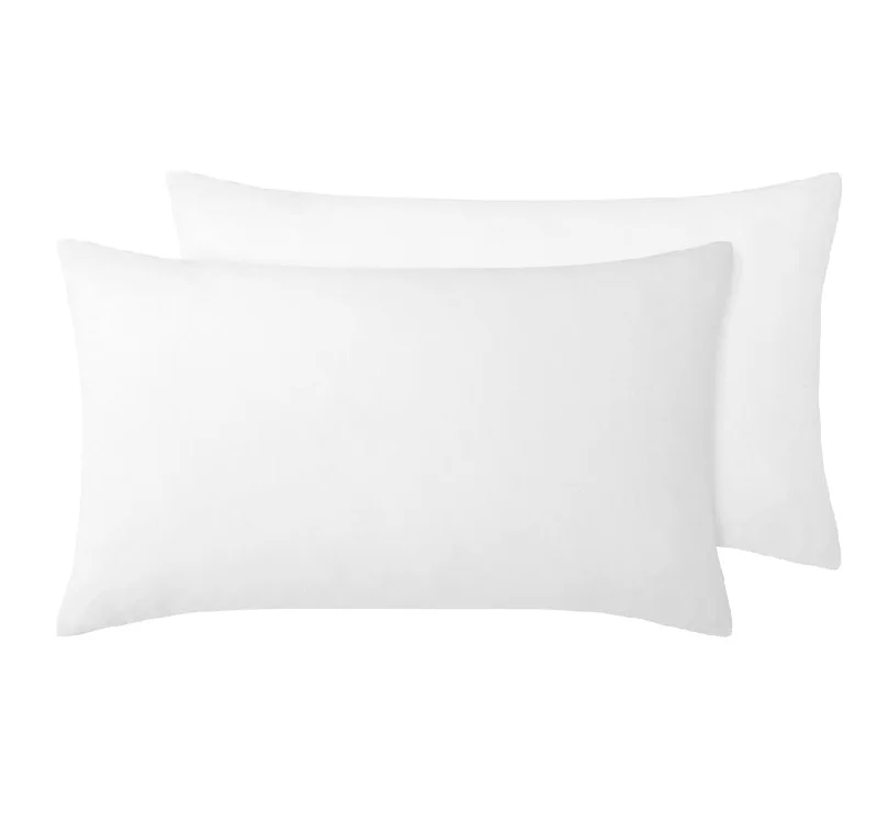 Shop & Save Now Stonewashed French Linen Standard Pillowcase Pair White