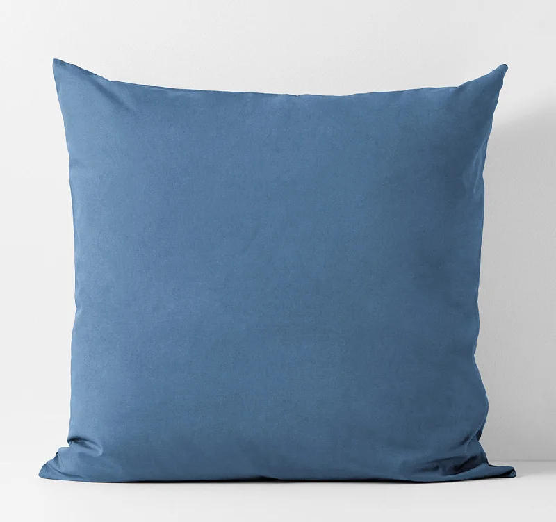 Weekend Low Prices Halo Organic Cotton European Pillowcase Bijou Blue