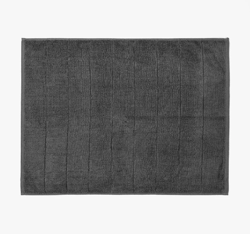 Weekend Discount Rush Paros 840GSM Cotton Bath Mat Charcoal