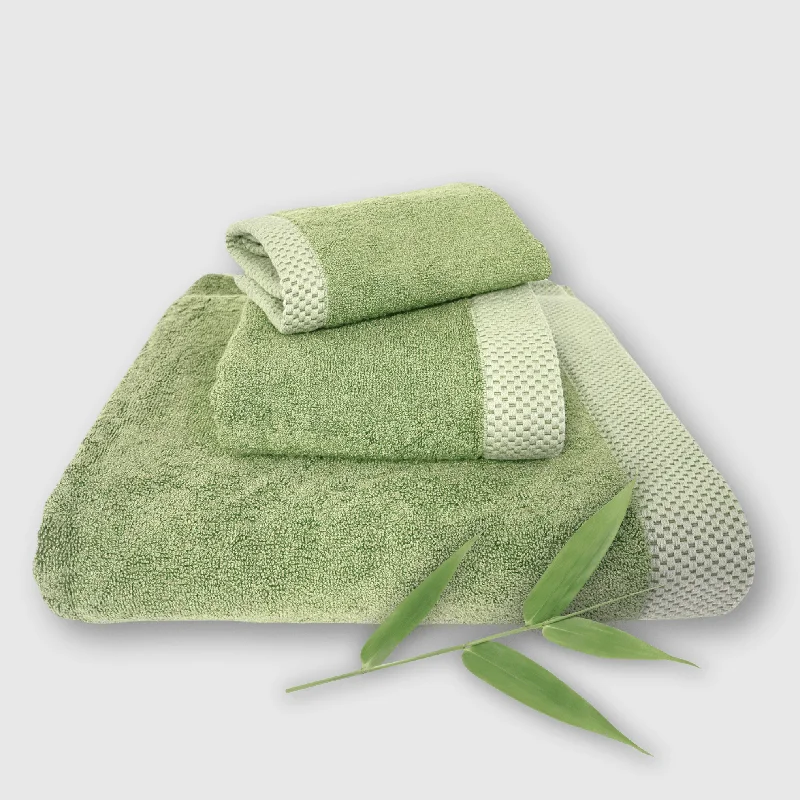 Weekend Promo Offers BedVoyage Bamboo Towel Set 3-Piece from BedVoyage Luxury Viscose - Sage Weekend Promo Offers BedVoyage Bamboo Towel Set 3-Piece from BedVoyage Luxury Viscose - Sage
