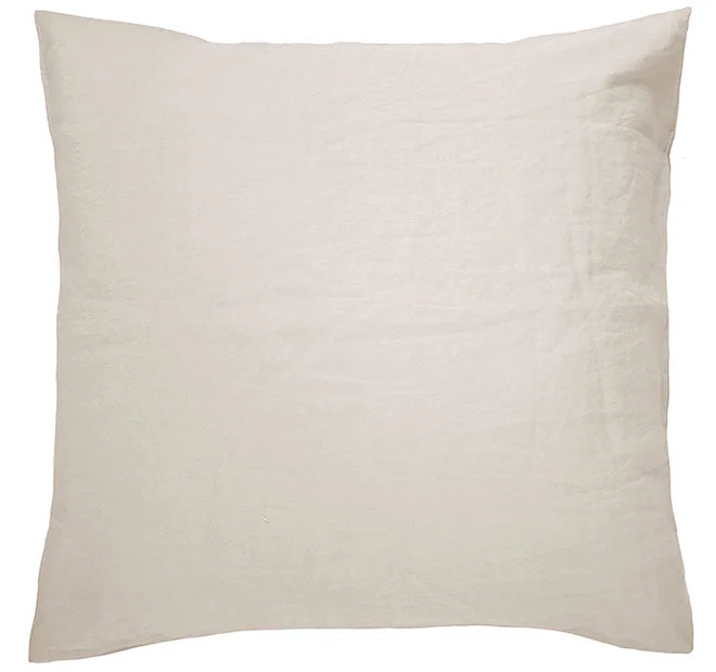 Weekend Special Bargains French Linen European Pillowcase Pebble
