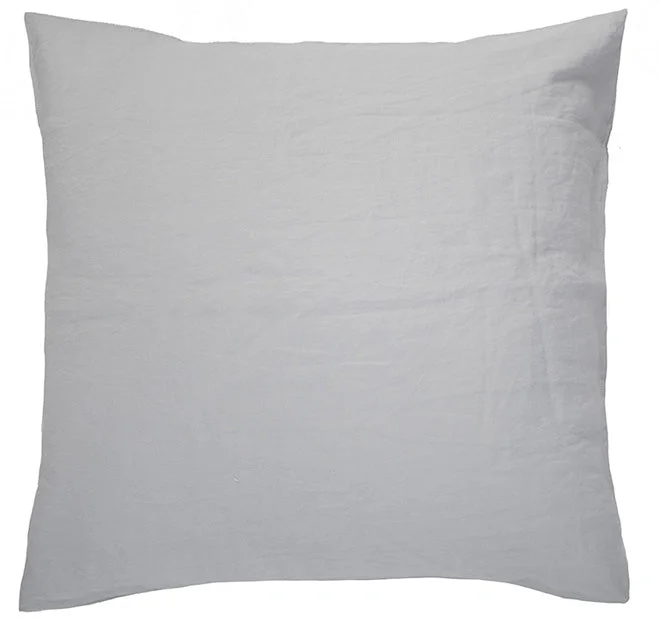 Weekend Markdowns Galore French Linen European Pillowcase Silver