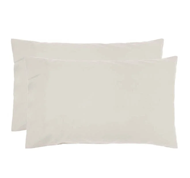 Weekend Closeout Deals Temple Organic Cotton Standard Pillowcase Pair Pebble