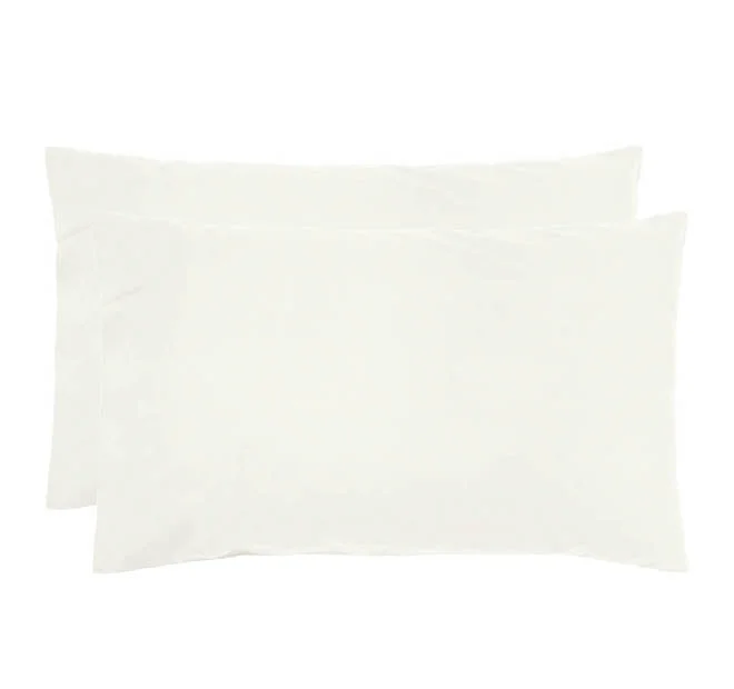 Weekend Bargain Shopping Temple Organic Cotton Standard Pillowcase Pair Snow