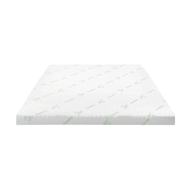 Weekend Buy More Save More Memory Foam Mattress Topper Cool Gel Bed Bamboo Cover 7-Zone 8CM Weekend Buy More Save More Memory Foam Mattress Topper Cool Gel Bed Bamboo Cover 7-Zone 8CM