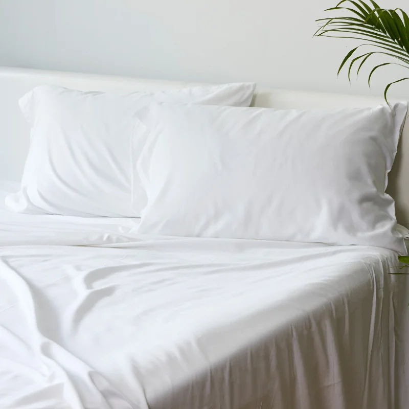 Weekend Specials Galore BedVoyage Luxury 100% viscose from Bamboo Pillowcase Set - White